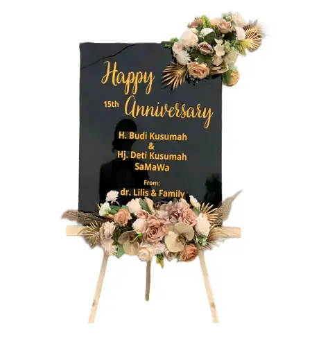 Papan Bunga Akrilik Gunung Sugih