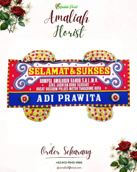 Papan Bunga Ucapan Selamat Gunung Sugih